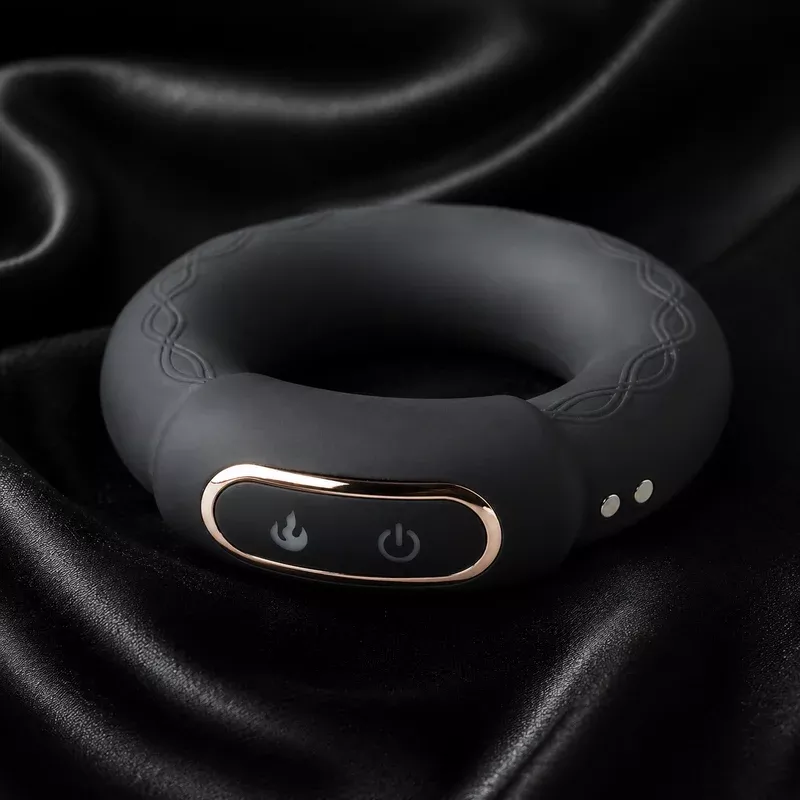 10 Speeds Silicone Rechargeable Vibrating Cock Ring Type II (TOYS009)