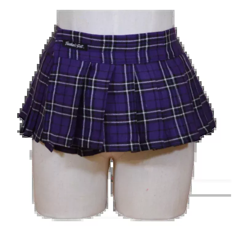 10505-purple-plaid-school-rip-off-girl-skirt-costume 10505 Purple Plaid School Rip Off Girl Skirt Costume