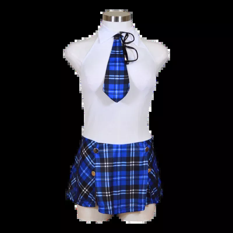 10602-halter-top-chemise-school-girl-costume 10602 Halter Top Chemise School Girl Costume