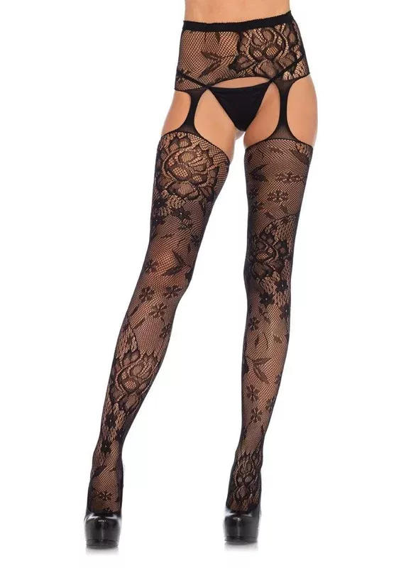 1082-floral-lace-stocking 1082 Floral Lace Stocking