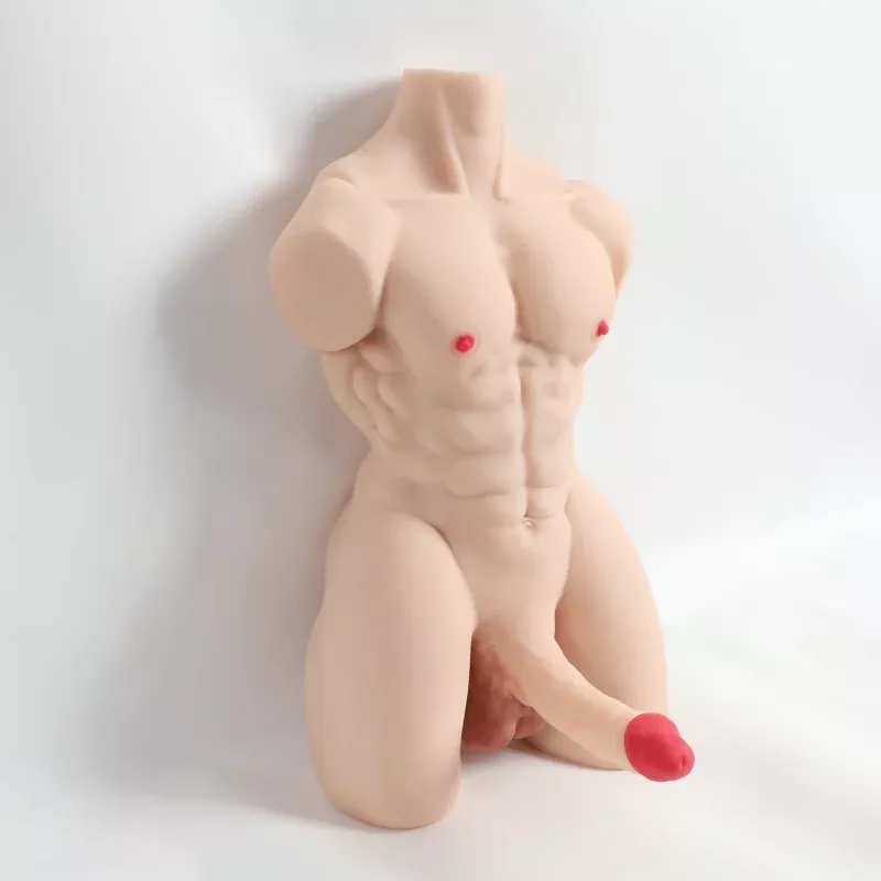 10kg-mason-sex-doll-male-torso-with-flexible-giant-dildo 10KG Mason Sex Doll Male Torso with Flexible Giant Dildo