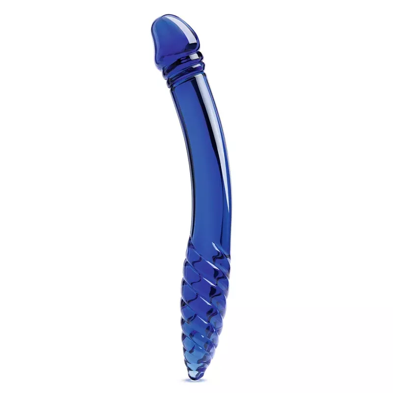 11-blue-double-sided-ribbed-dildo 11″ Blue Double-sided Ribbed Dildo