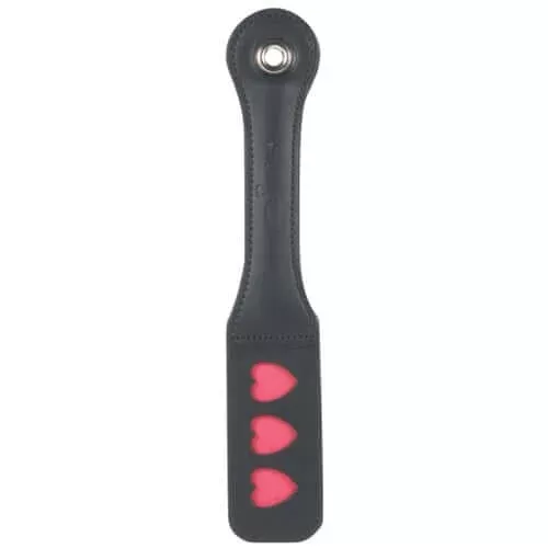 12-inch-leather-impression-paddle-heart 12 Inch Leather Impression Paddle – Heart