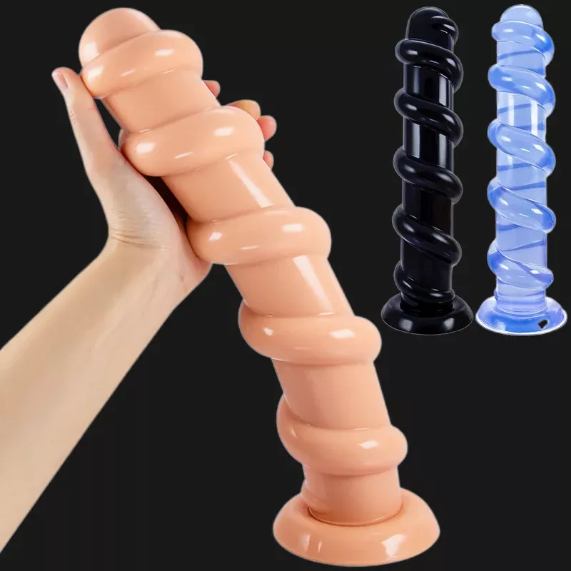 13-inch-long-knotted-dildo-huge-anal-dildo-female-sex-toys-suction-cup-hands-fre 13 inch Long Knotted Dildo – Huge Anal Dildo Female Sex Toys Suction Cup Hands Free Play