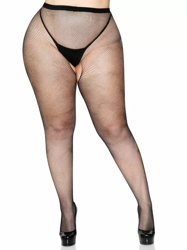 1404q-crotchless-fishnet-pantyhose 1404Q Crotchless Fishnet Pantyhose