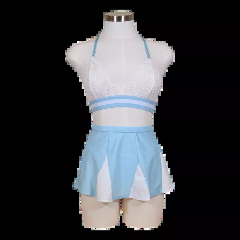 161-bralette-with-skirt-cheerleader-costume 161 Bralette With Skirt Cheerleader Costume