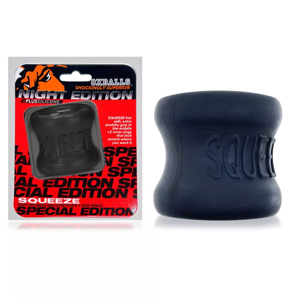 Oxballs – Squeeze Ballstretcher Night Edition (Black)