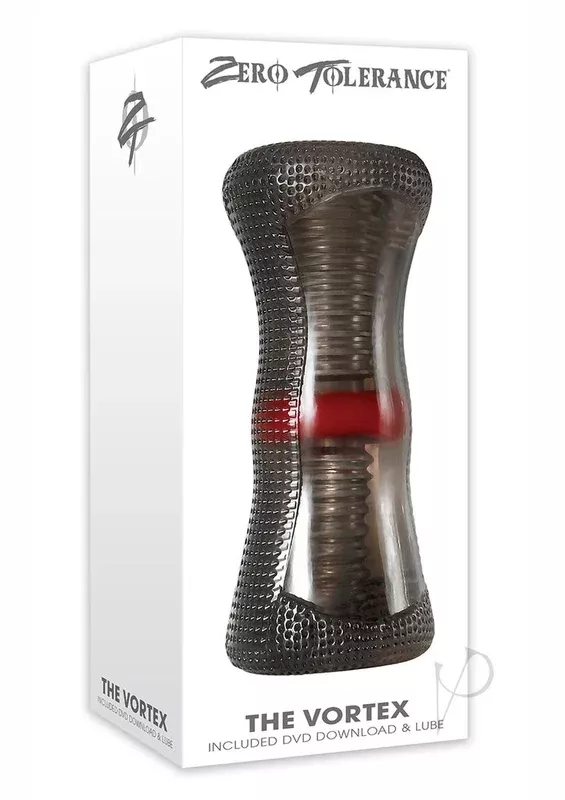Zero Tolerance The Vortex Textured Stroker with DVD Download – Smoke and Red