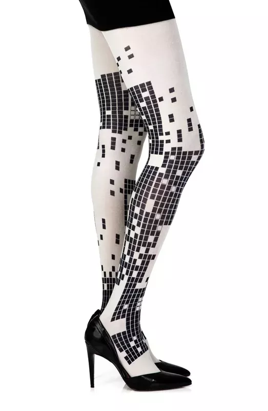 zohara-game-boy-cream-print-tights Zohara “Game Boy” Cream Print Tights