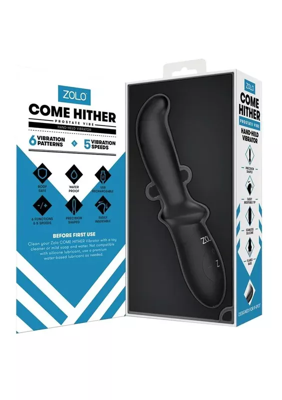 zolo-come-hither-prostate-silicone-rechargeable-anal-vibrator ZOLO Come Hither Prostate Silicone Rechargeable Anal Vibrator