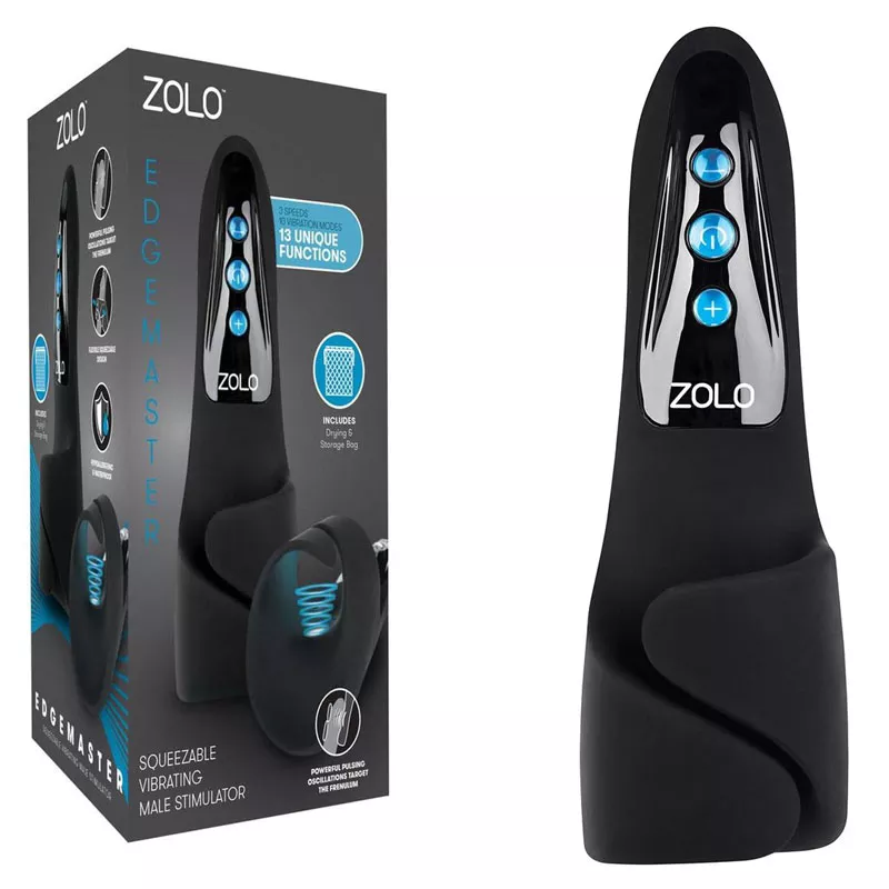 zolo-edgemaster-male-masturbator-black Zolo – EdgeMaster Male Masturbator (Black)
