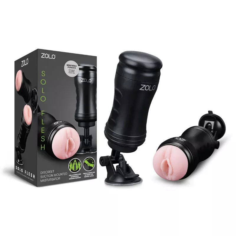 zolo-solo-flesh-flesh-vagina-stroker-with-suction-base Zolo Solo Flesh – Flesh Vagina Stroker with Suction Base