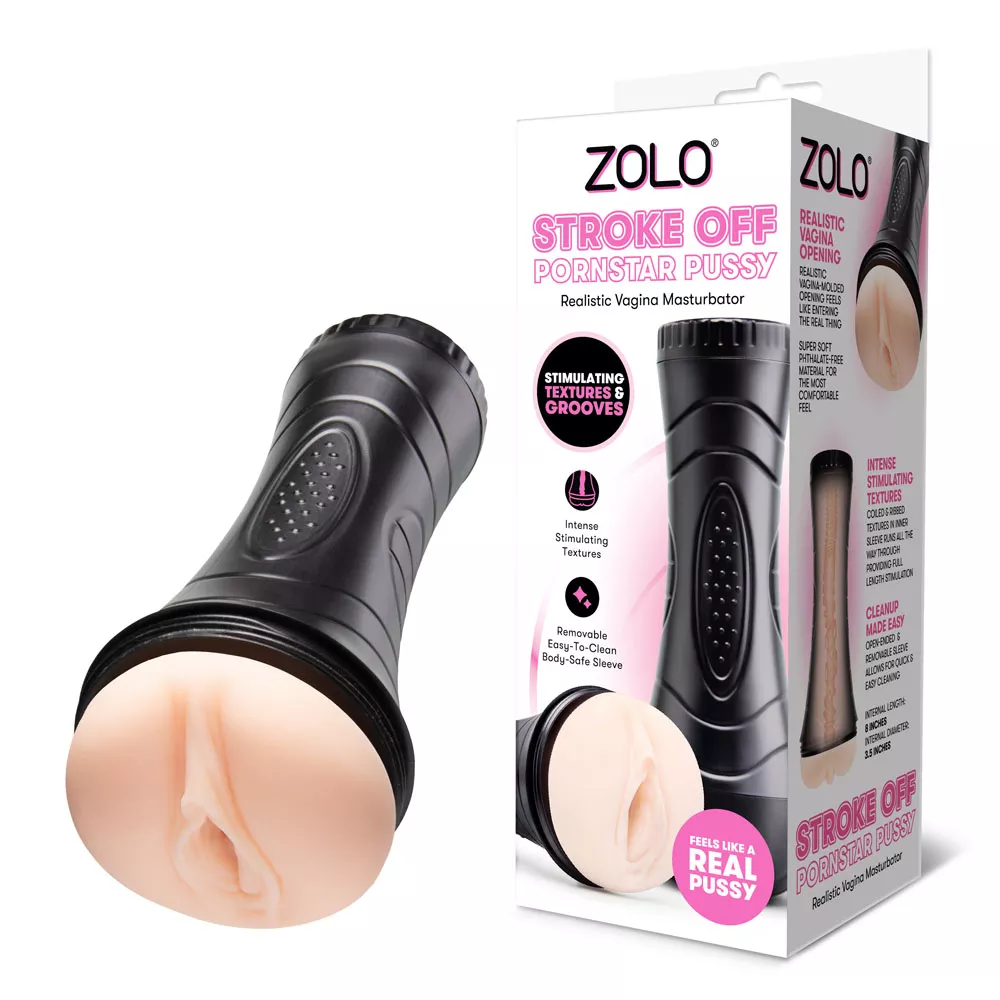 zolo-stroke-off-pornstar-pussy-realistic-vagina-masturbator-light-flesh-black Zolo – Stroke Off Pornstar Pussy Realistic Vagina Masturbator(Light Flesh/Black)